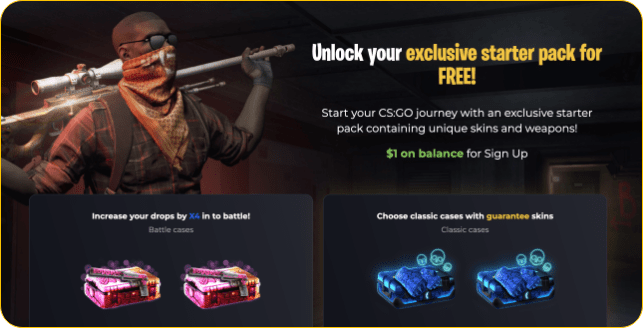 Unlock Your exclusive starter pack for FREE